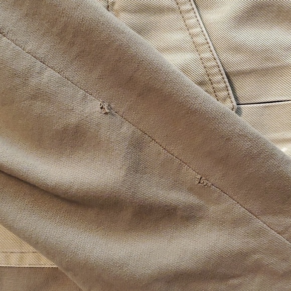 Lauren Ralph Lauren- Tan Utility Jacket Front Cargo Pockets Hood Neutral Sz. M - Picture 8 of 9